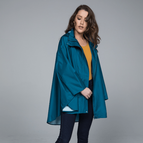 Pacific Northwest - Waterproof Rain Poncho for Women – November