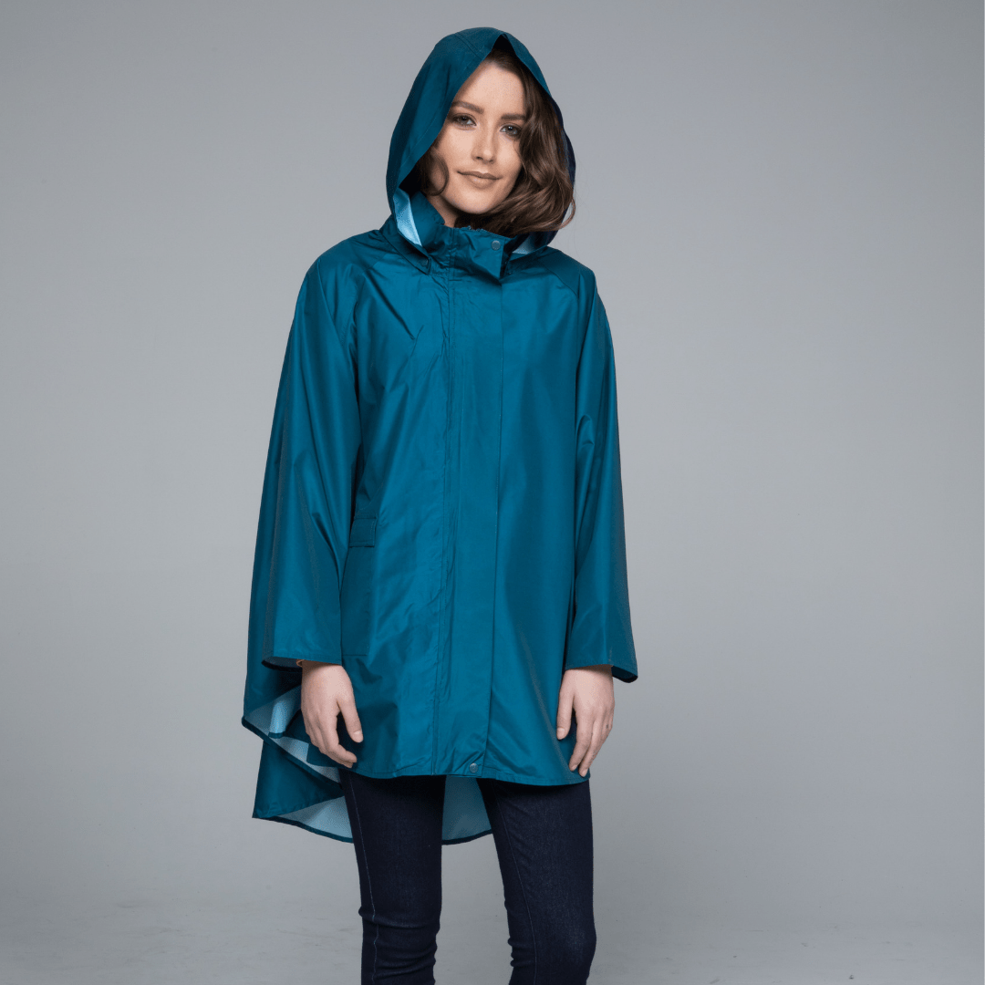 Pacific Northwest - Waterproof Rain Poncho for Women – November