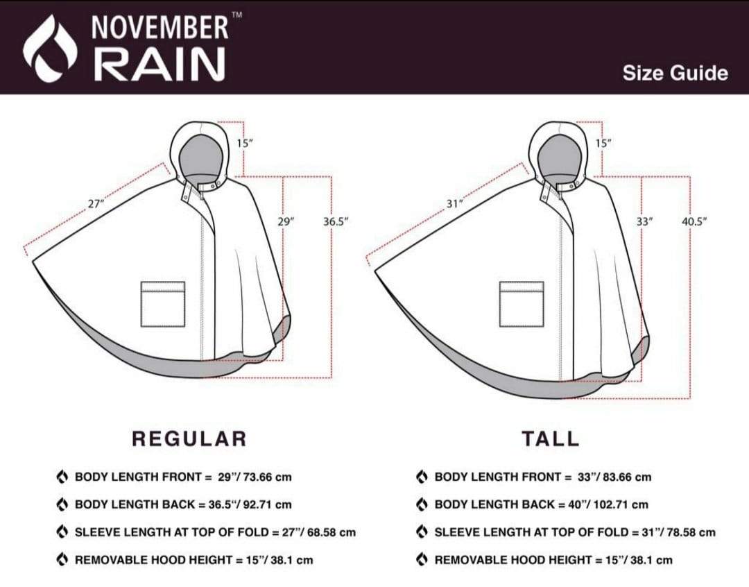 Starlight - Stylish Waterproof Rain Ponchos for an active