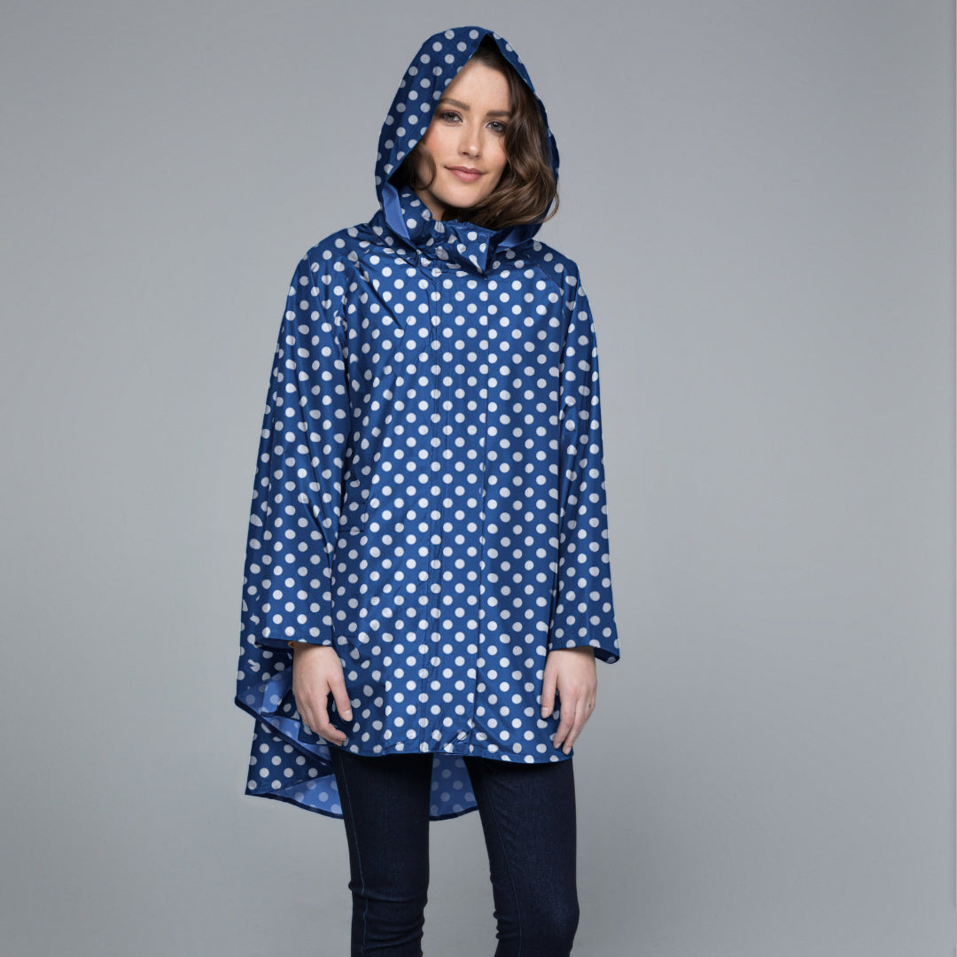 Polka dot 2025 rain poncho