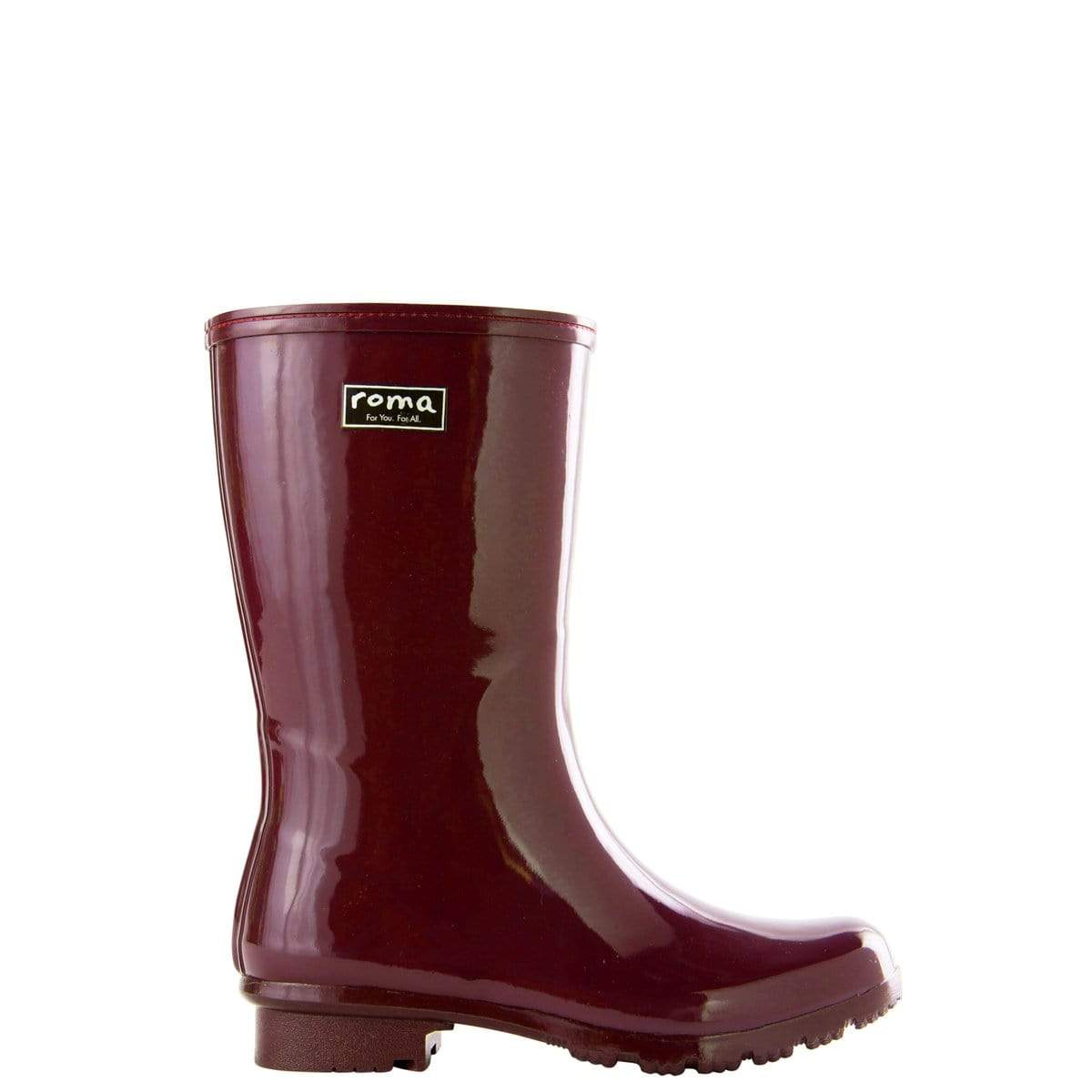 Burgundy hunter rain on sale boots